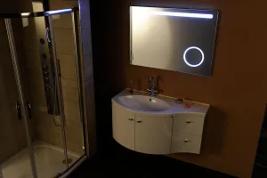 SAPHO - ASTRO zrkadlo s LED osvetlením 1000x700, kozmetické zrkadlo MIRL4