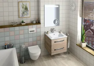 SAPHO - ASTRO zrkadlo s LED osvetlením 600x800, kozmetické zrkadlo MIRL2