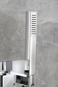 SAPHO - LATUS podomietková sprchová termostatická batéria vrátane ručnej sprchy, 2/3 výstupy, chróm 1102-45