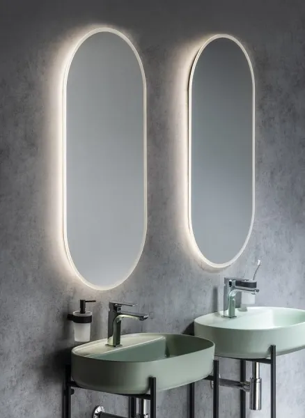 MINOX oválné LED podsvícené zrcadlo 50x100cm MX250