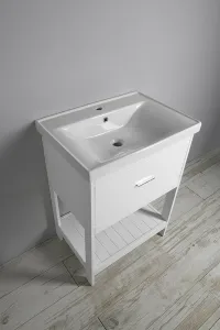 ETIDE umyvadlová skříňka 61,5x86x44 cm, bílá mat ET615