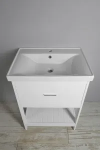 ETIDE umyvadlová skříňka 61,5x86x44 cm, bílá mat ET615