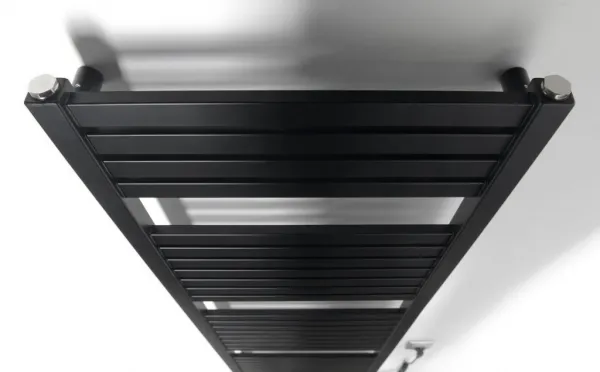 AQUALINE - TONDI-E elektrické vykurovacie teleso, rovné, 450x1330 500 W, čierna matná DE476T