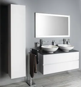 SAPHO - ODETTA umývadlová skrinka 118x50x43,5cm, biela lesk DT120-3030