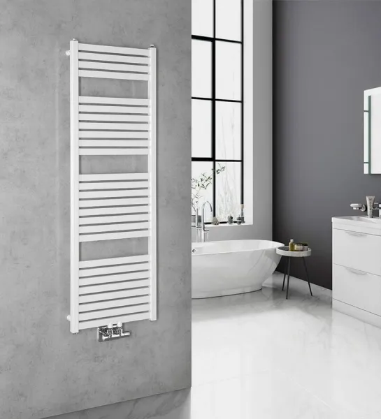 AQUALINE - TONDI vykurovacie teleso 450x1330 stredové pripojenie, biela DT470T