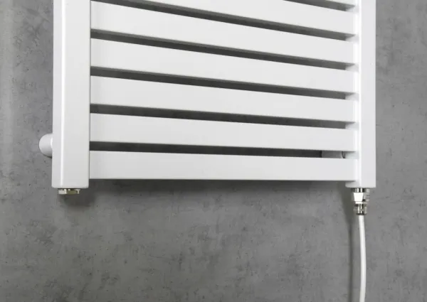 AQUALINE - TONDI-E elektrické vykurovacie teleso, rovné, 450x970 300 W, biela DE450T
