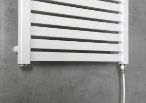 AQUALINE - TONDI-E elektrické vykurovacie teleso, rovné, 450x970 300 W, biela DE450T