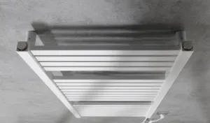 AQUALINE - TONDI-E elektrické vykurovacie teleso, rovné, 450x970 300 W, biela DE450T