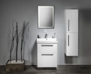 SAPHO - THEIA umývadlová skrinka 56,4x70x44,2cm, 2x zásuvka, biela TH060-3030