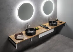 SAPHO - VISO guľaté zrkadlo s LED osvetlením, ø 70cm VS070