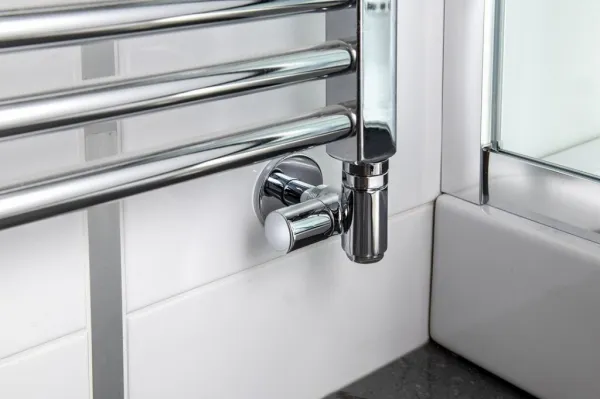 SAPHO - CORNER COMBI SIMPLY pripojovacia sada ventilov, pravé, chróm CP330S
