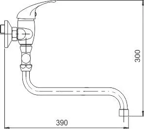 NOVASERVIS - Vaňová paneláková batéria 100 mm Metalia 55 chróm 55075,0