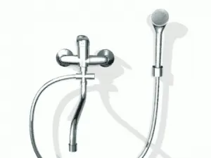NOVASERVIS - Vaňová paneláková batéria 150 mm Metalia 55 chróm 55071,0