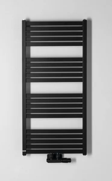 Bruckner - GRUNT vykurovacie teleso 500x1050 stredové pripojenie, čierny mat 600.121.6