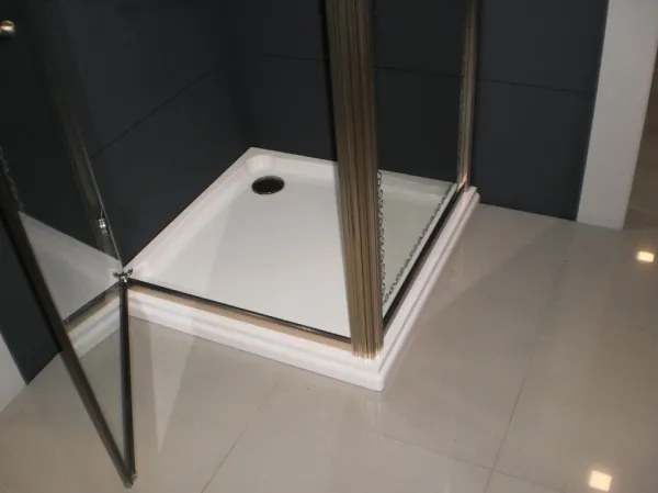 GELCO - DIONA sprchová vanička z liateho mramoru, štvorec 90 x 90 x 7,5 cm GD009