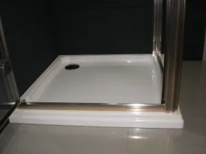 GELCO - DIONA sprchová vanička z liateho mramoru, štvorec 90 x 90 x 7,5 cm GD009