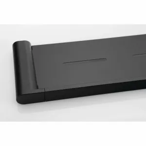 Polica FLORI 508x25x127mm, čierna matná RF016/15