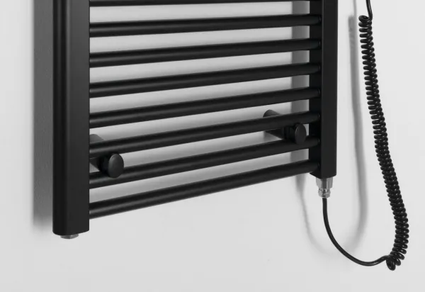 AQUALINE - DIRECT-E elektrické vykurovacie teleso, rovné, 450x1320 400 W, čierna ILE34TB