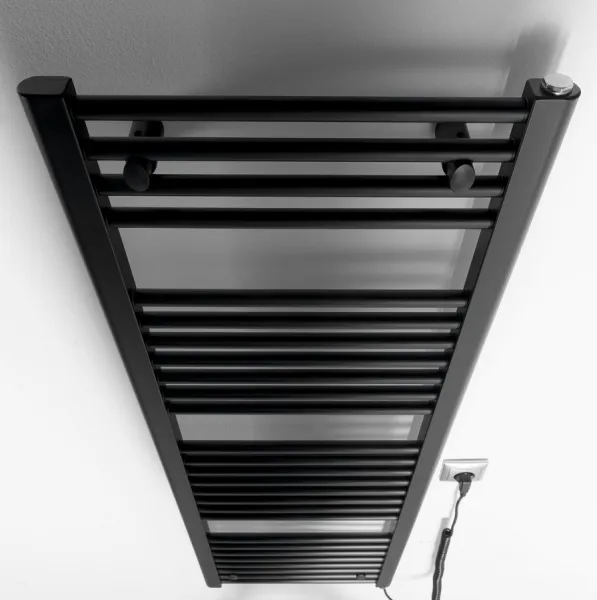 AQUALINE - DIRECT-E elektrické vykurovacie teleso, rovné, 450x1320 400 W, čierna ILE34TB