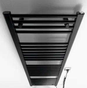 AQUALINE - DIRECT-E elektrické vykurovacie teleso, rovné, 450x1320 400 W, čierna ILE34TB