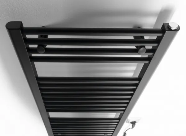 AQUALINE - DIRECT-E elektrické vykurovacie teleso, rovné, 450x960 300 W, čierna ILE94TB