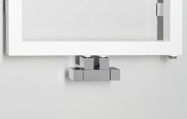 SAPHO - CUBE TWIN pripojovacia sada pre stredové pripojenie, chróm CP581S
