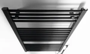 AQUALINE - DIRECT-E elektrické vykurovacie teleso, rovné, 600x960 400 W, čierna ILE96TB
