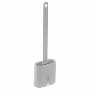 AQUALINE TF010 WC silikonová štětka nástěnná/na postavenie, biela