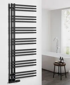 AQUALINE - POSEIDON vykurovacie teleso 550x1340, čierna matná PS513B