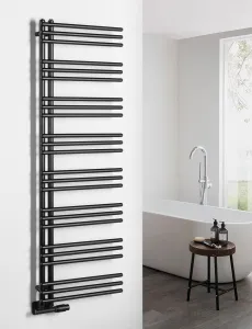 AQUALINE - POSEIDON vykurovacie teleso 450x1540, čierna matná PS415B