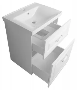 FAVOLO umývadlová skrinka 57x72,5x44,6cm, biela matná FV260