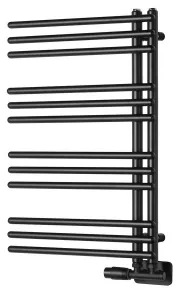 AQUALINE - POSEIDON vykurovacie teleso 450x740 čierna matná PS474B