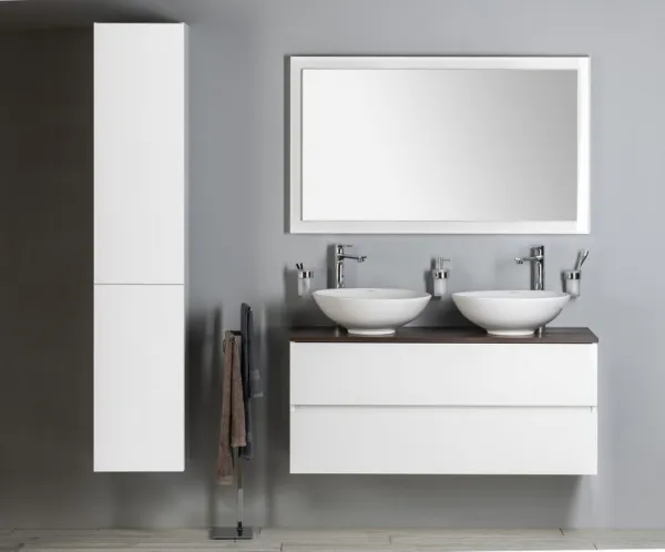SAPHO - ESPACE skrinka 35x172x32cm, 2x dvierka, ľavá/pravá, biela lesk ESC230-3030