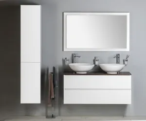 SAPHO - ESPACE skrinka 35x172x32cm, 2x dvierka, ľavá/pravá, biela lesk ESC230-3030