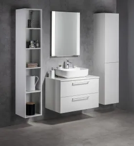 SAPHO - ESPACE skrinka 35x172x32cm, 2x dvierka, ľavá/pravá, biela lesk ESC230-3030