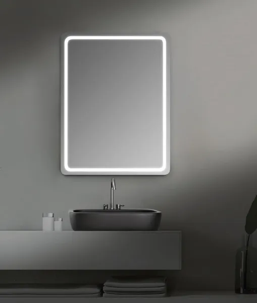 SAPHO - Zrkadlo NYX s LED osvetlením 600x800 NY060
