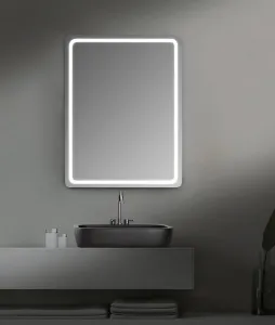 SAPHO - Zrkadlo NYX s LED osvetlením 600x800 NY060
