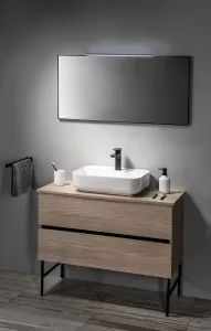 SAPHO - ODETTA umývadlová skrinka 82x50x43,5cm, biela lesk DT085-3030