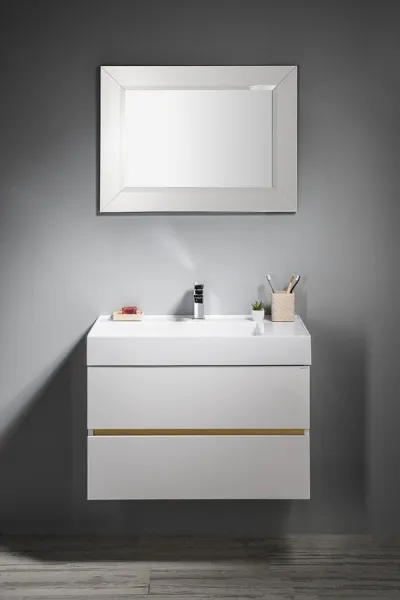 SAPHO - ODETTA umývadlová skrinka 82x50x43,5cm, biela lesk DT085-3030
