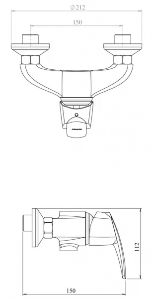 NOVASERVIS - Sprchová batéria 150 mm Metalia 56 chróm 56060,0