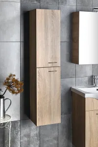 ZOJA / KERAMIA FRESH skrinka vysoká 30x140x25cm, dub platin 51157