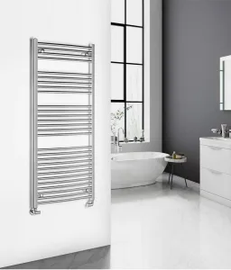 AQUALINE - ALYA vykurovacie teleso oblé 600x1420, chróm LLC204