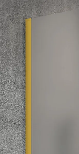 GELCO - VARIO GOLD MATT jednodielna sprchová zástena na inštaláciu k stene, dymové sklo, 800  GX1380-01