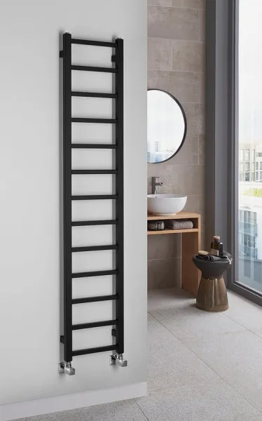 SAPHO - METRO LIGHT vykurovacie teleso 300x1500 čierna mat IR446TB