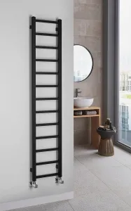 SAPHO - METRO LIGHT vykurovacie teleso 300x1500 čierna mat IR446TB