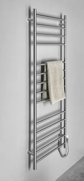 SAPHO - REDONDO elektrický sušiak uterákov, guľatý, 600x1500 130 W, leštená nerez ER250V