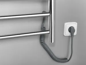 SAPHO - REDONDO elektrický sušiak uterákov, guľatý, 600x1500 130 W, leštená nerez ER250V