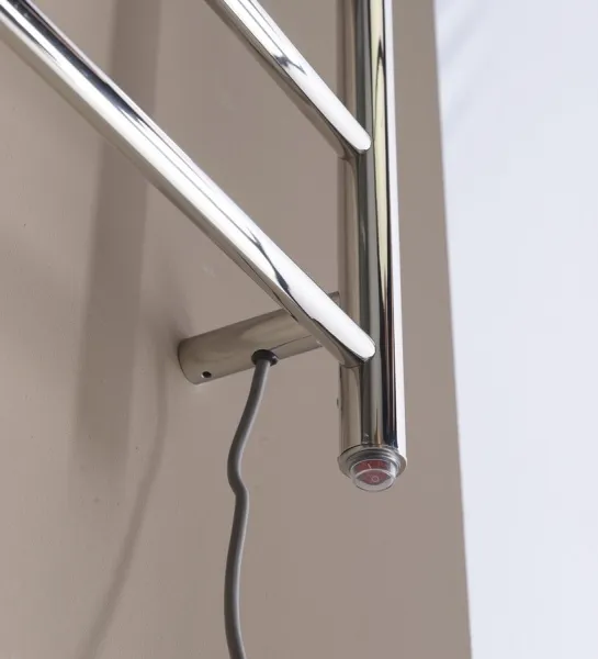 SAPHO - REDONDO elektrický sušiak uterákov, guľatý, 600x1500 130 W, leštená nerez ER250V