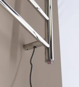 SAPHO - REDONDO elektrický sušiak uterákov, guľatý, 600x1500 130 W, leštená nerez ER250V