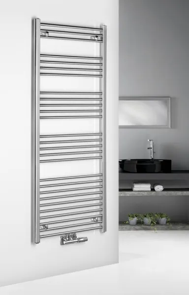 AQUALINE - ALYA vykurovacie teleso rovné 600x1600, stredové pripojenie, chróm LLS305